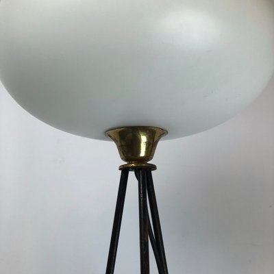 Italian Brass Floor Lamp from Stilnovo, 1950s-OT-859513