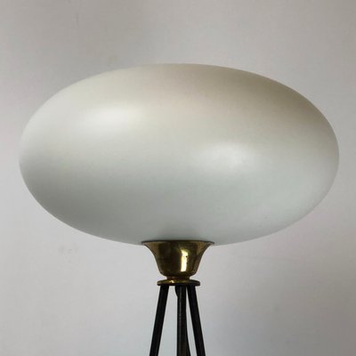 Italian Brass Floor Lamp from Stilnovo, 1950s-OT-859513