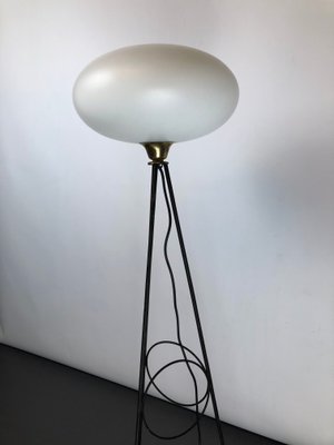 Italian Brass Floor Lamp from Stilnovo, 1950s-OT-859513