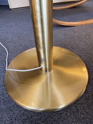 Italian Brass & Glass P428 Floor Lamp by Pia Guidetti Crippa for Luci Italia, 1970s-FUE-845447