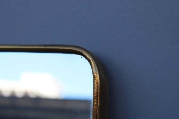 Italian Brass Mirror by Gio Ponti for Dassi, 1950s-EH-1357988