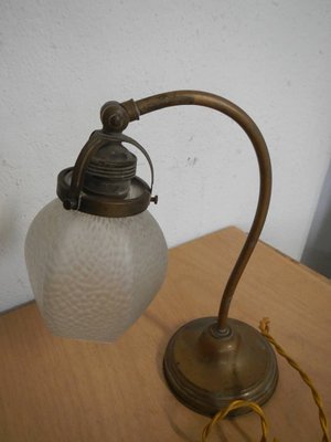 Italian Brass Table Lamp, 1920s-WWQ-592449