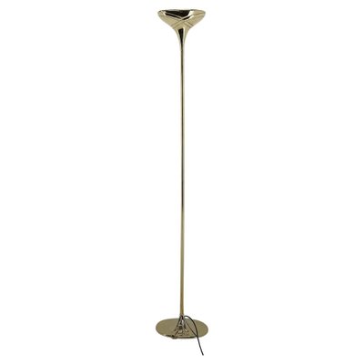 Italian Brass Torchiere Floor Lamp, 1970s-TZ-1451692