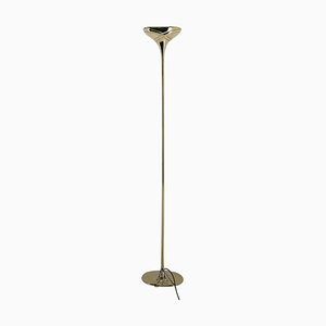 Italian Brass Torchiere Floor Lamp, 1970s-TZ-1451692