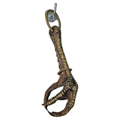 Italian Bronze Claw Game-Holder with Hook, 1800s-GDD-1781081