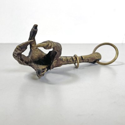 Italian Bronze Claw Game-Holder with Hook, 1800s-GDD-1781081