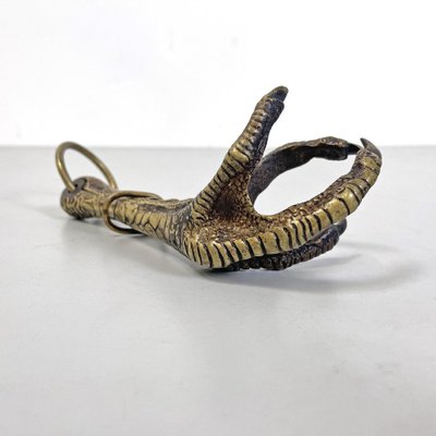 Italian Bronze Claw Game-Holder with Hook, 1800s-GDD-1781081