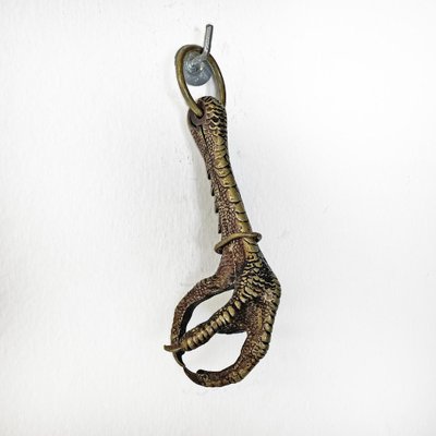 Italian Bronze Claw Game-Holder with Hook, 1800s-GDD-1781081