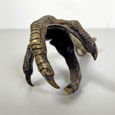 Italian Bronze Claw Game-Holder with Hook, 1800s-GDD-1781081