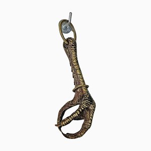 Italian Bronze Claw Game-Holder with Hook, 1800s-GDD-1781081