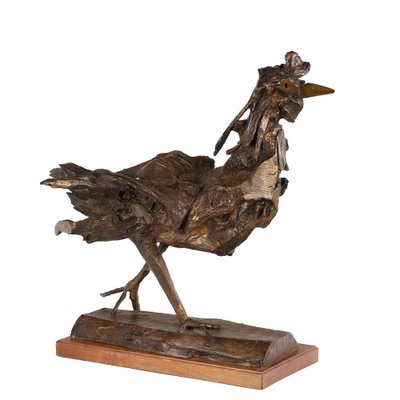 Italian Bronze Rooster by P. Maggioni-VMM-1778170