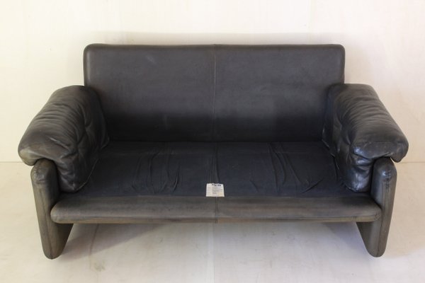 Italian Brown Leather Coronado Sofa by Tobia & Afra Scarpa for B&B Italia / C&B Italia, 1980s-TOI-838221