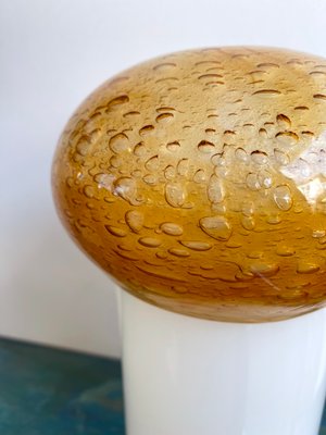 Italian Bubble Murano Glass Mushroom Lamp from Vistosi, 1970s-FUE-1160810