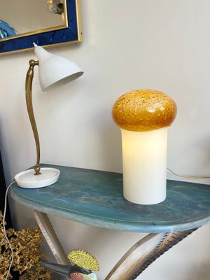 Italian Bubble Murano Glass Mushroom Lamp from Vistosi, 1970s-FUE-1160810