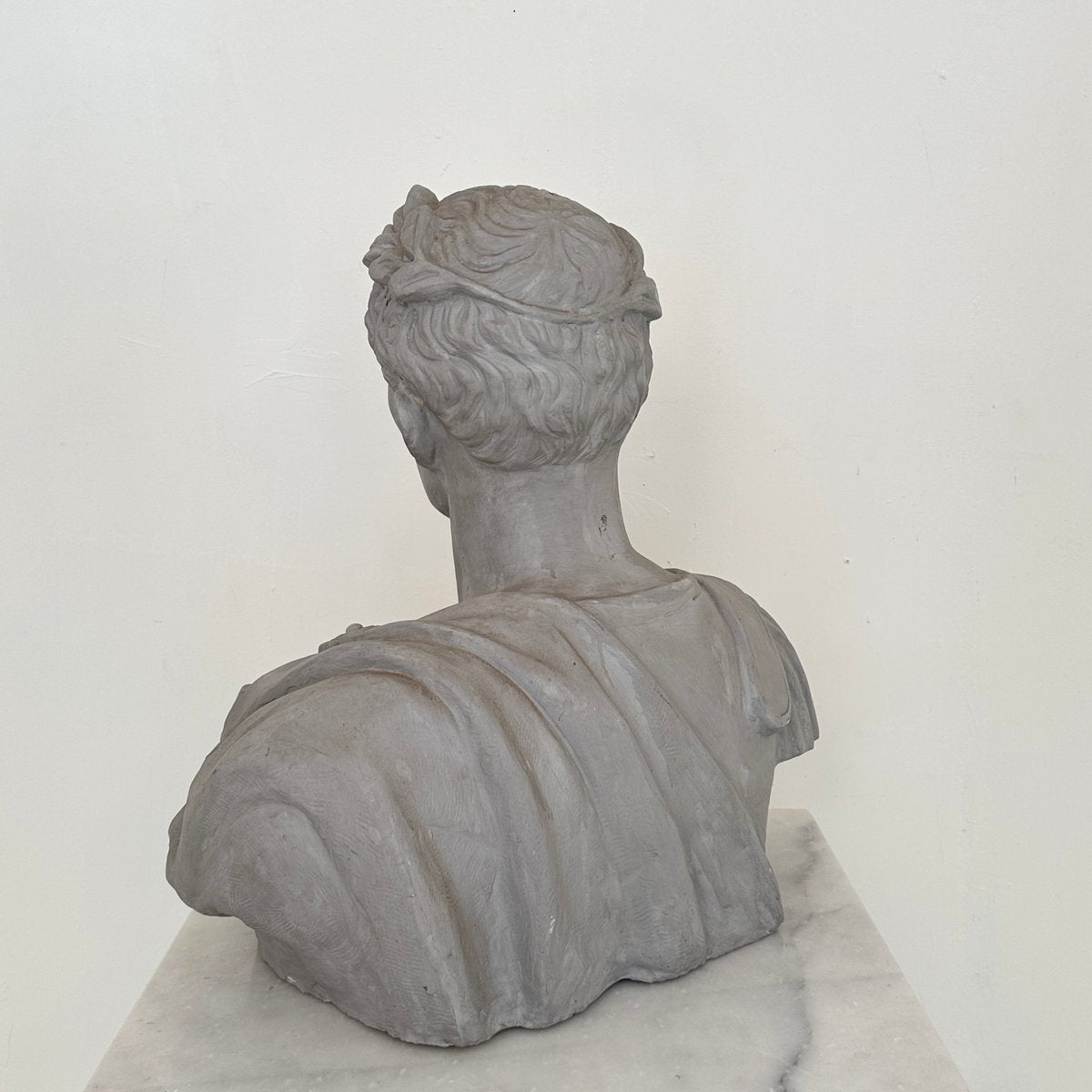 Italian Bust of Caesar in Plaster and Fiberglass, 1960