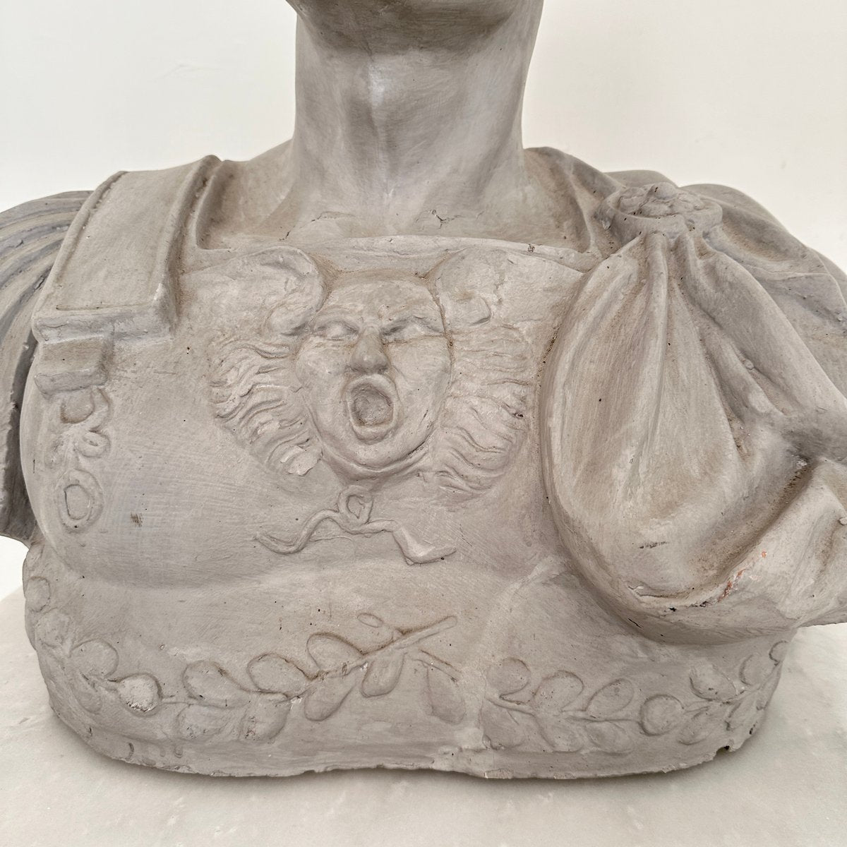 Italian Bust of Caesar in Plaster and Fiberglass, 1960