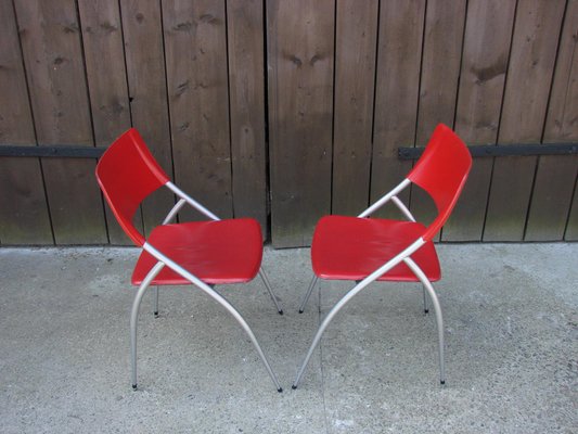 Italian Calligaris Chairs, 1990s, Set of 2-XHP-1250659