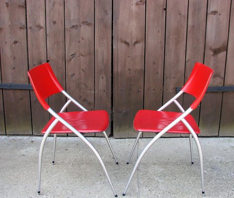 Italian Calligaris Chairs, 1990s, Set of 2-XHP-1250659