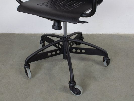 Italian Canasta Desk Chair by Paolo Parigi for Heron Parigi, 1980s-ID-1821032