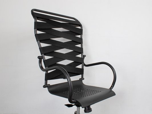 Italian Canasta Desk Chair by Paolo Parigi for Heron Parigi, 1980s-ID-1821032