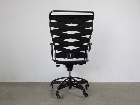 Italian Canasta Desk Chair by Paolo Parigi for Heron Parigi, 1980s-ID-1821032