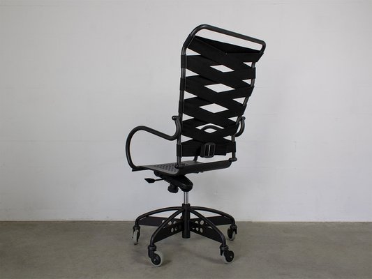 Italian Canasta Desk Chair by Paolo Parigi for Heron Parigi, 1980s-ID-1821032