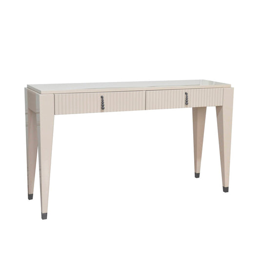 Italian Cappuccino High-Gloss Console Table from Kabinet