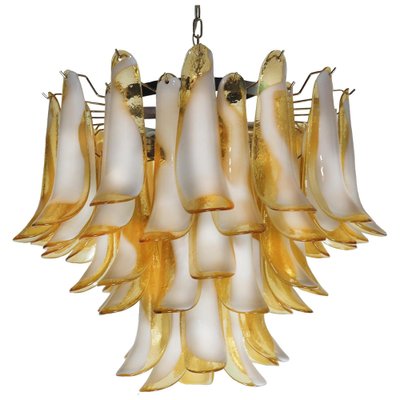 Italian Caramello Petal Chandelier in Murano Glass, 1995-OVO-1706142