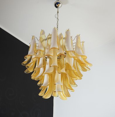 Italian Caramello Petal Chandelier in Murano Glass, 1995-OVO-1706142