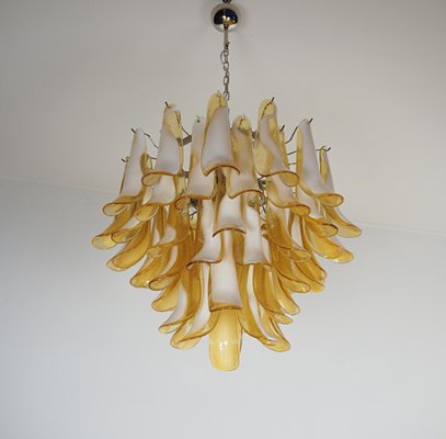 Italian Caramello Petal Chandelier in Murano Glass, 1995-OVO-1706142