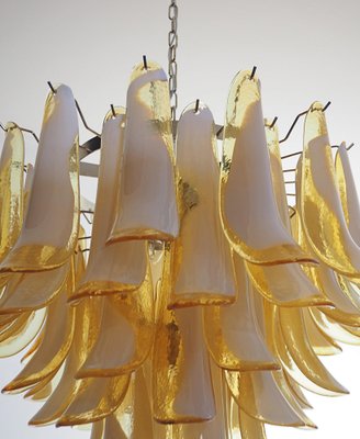 Italian Caramello Petal Chandelier in Murano Glass, 1995-OVO-1706142