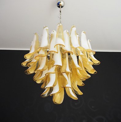 Italian Caramello Petal Chandelier in Murano Glass, 1995-OVO-1706142