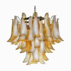 Italian Caramello Petal Chandelier in Murano Glass, 1995-OVO-1706142