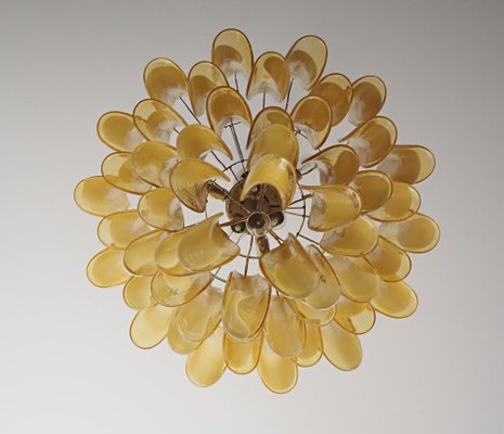 Italian Caramello Petal Chandeliers, 1995, Set of 2-OVO-1706145