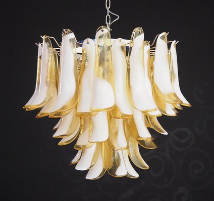 Italian Caramello Petal Chandeliers, 1995, Set of 2-OVO-1706145