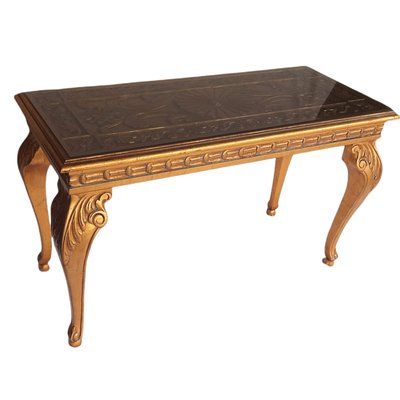 Italian Carved Gilt-Wood Console Table in a Rectangular Shape-TCS-1065602