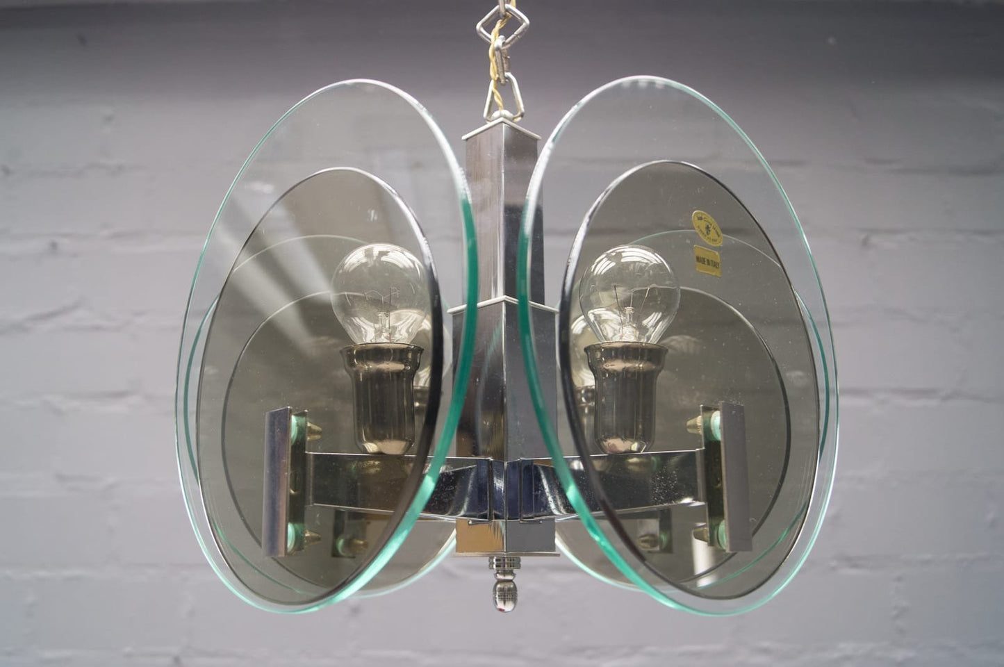 Italian Ceiling Lamp from Lupi Cristal Luxor, 1960s