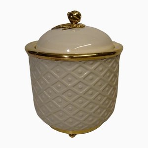 Italian Ceramic and Gilded Brass Pineapple Ice Bucket from Archforma-AWL-1180853