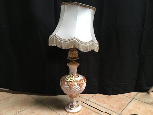 Italian Ceramic Base Table Lamp, 1970s-WQQ-691767