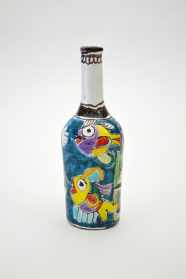 Italian Ceramic Bottle by De Simone, 1950-WG-930876