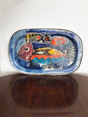 Italian Ceramic Dish by Giovanni De Simone, 1950s-CC-1723301