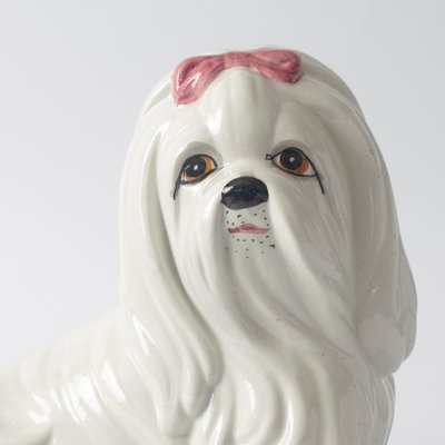 Italian Ceramic Dog Money Box from Il Quadrifoglio, 1960s-IXK-1189186