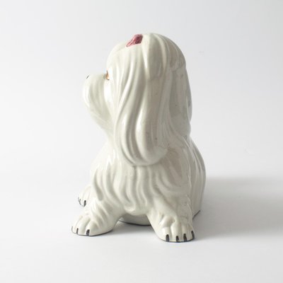 Italian Ceramic Dog Money Box from Il Quadrifoglio, 1960s-IXK-1189186