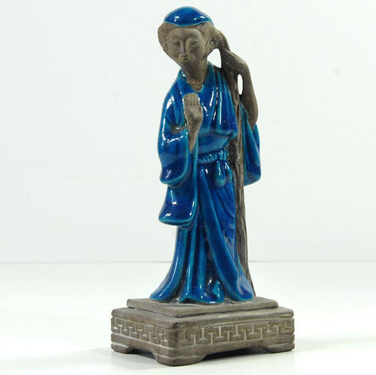 Italian Ceramic Figurine in the style of Ugo Zaccagnini, 1970s