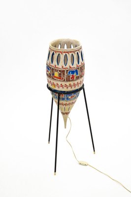 Italian Ceramic Floor Lamp from Ceramiche Santa Caterina, 1950s-WG-798324