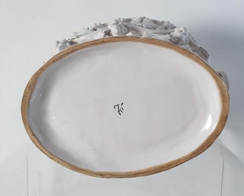 Italian Ceramic Fruit Bowl, 1950s-FO-1428239