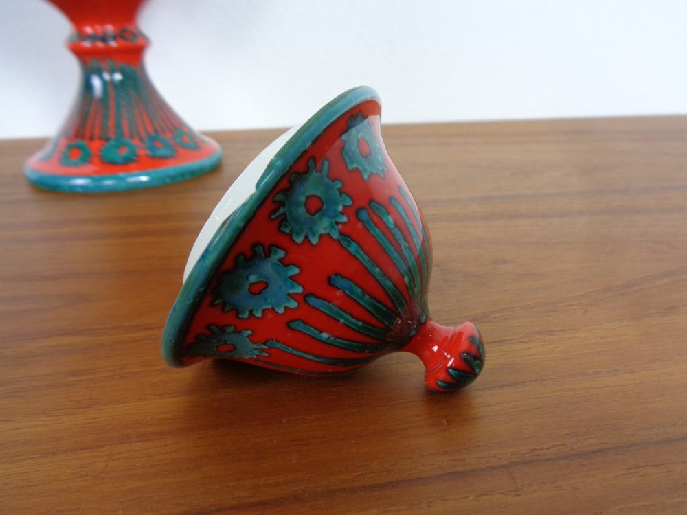 Italian Ceramic Genie Decanter with Stopper from Mancioli, 1960s