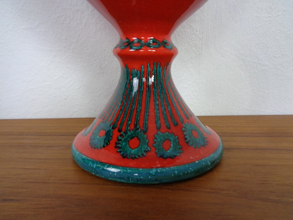 Italian Ceramic Genie Decanter with Stopper from Mancioli, 1960s