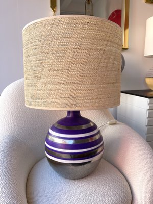 Italian Ceramic Lamp attributed to Aldo Londi for Bitossi. 1970s-FUE-1406480