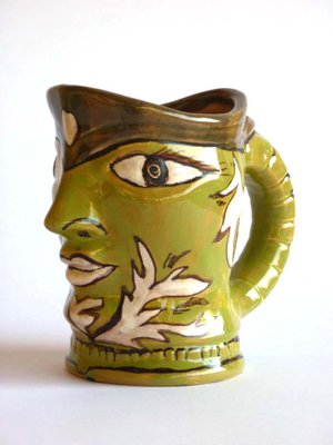 Italian Ceramic Mug by Elio Schiavon for Erhart, 1970s-GKB-845855